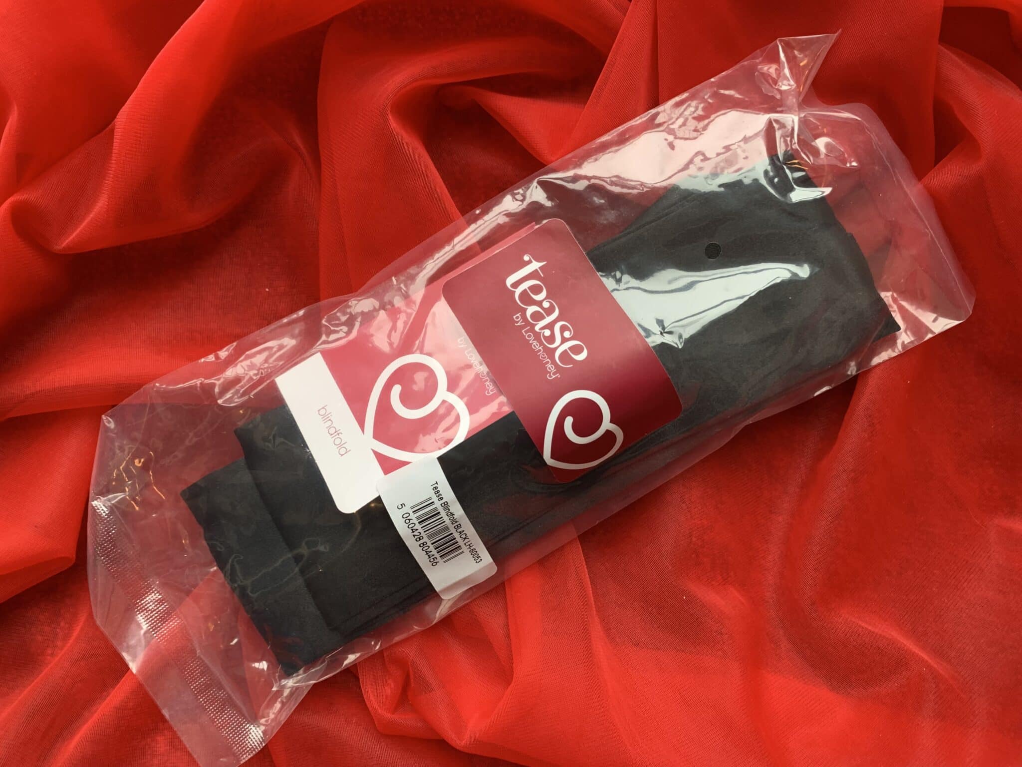 Lovehoney Silky Black Blindfold Packaging