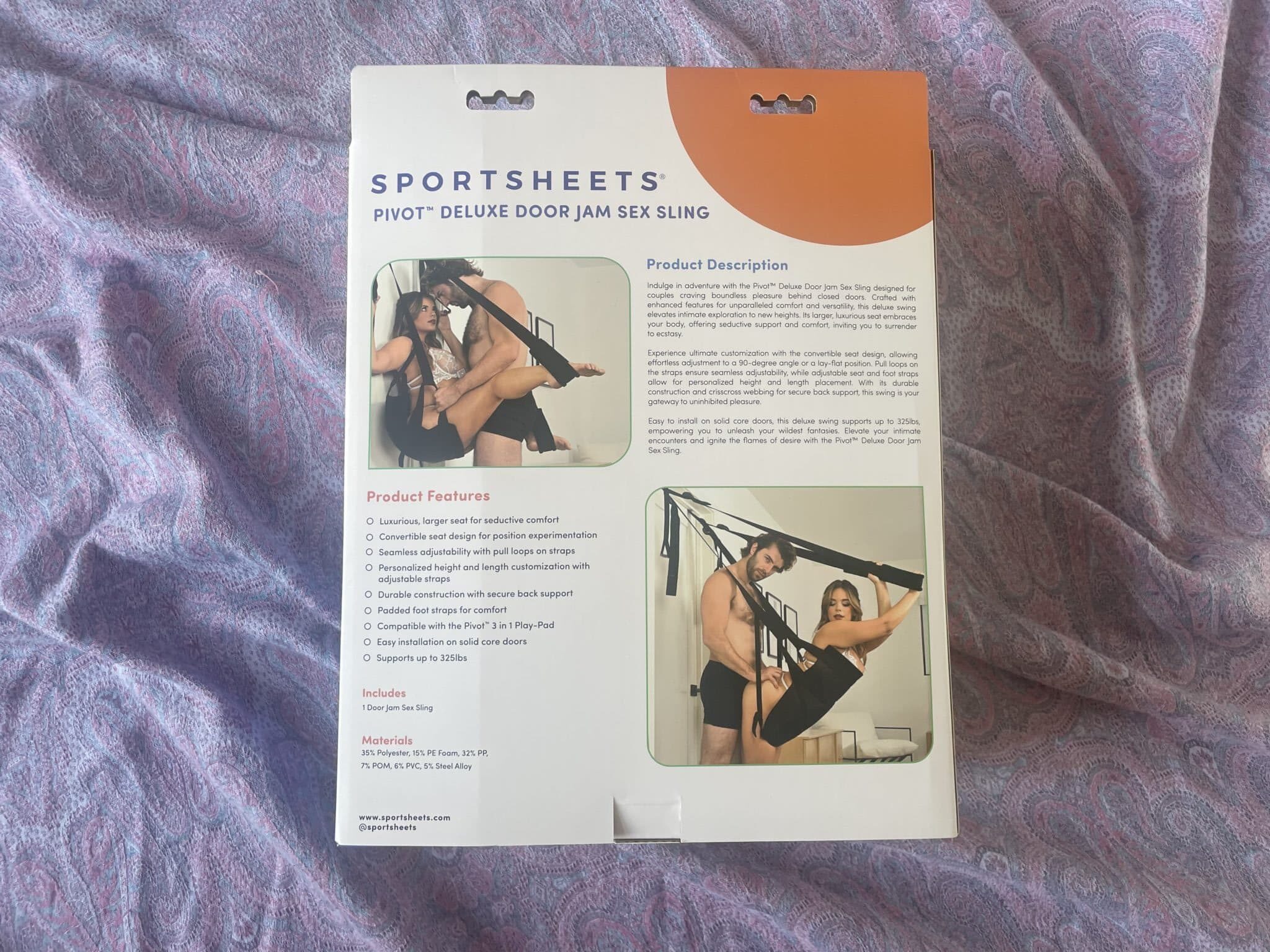 Sportsheets Pivot Deluxe Door Jam Sex Swing. Slide 6
